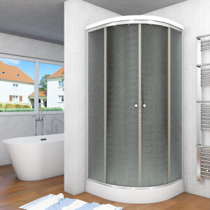 Shower enclosure prefabricated shower complete enclosure d10-03m0 80x80 cm
