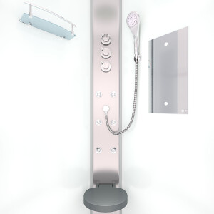 Dusche Komplettkabine D10-10T1-ALL 90x90 cm