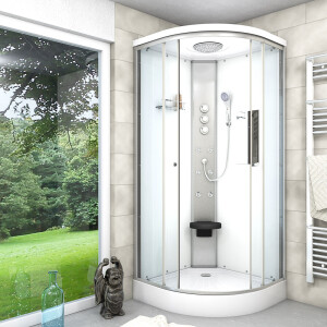 Shower enclosure prefabricated shower complete enclosure d10-10t1-ec 90x90cm
