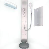 Dusche Komplettkabine D10-10T1-EC 90x90 cm mit 2K Scheiben Versiegelung