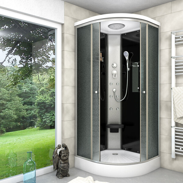 Dusche Komplettkabine D10-13M0 90x90 cm ohne 2K Scheiben Versiegelung