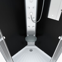 Dusche Komplettkabine D10-13M0 90x90 cm ohne 2K Scheiben Versiegelung