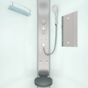 Shower prefabricated shower d10-20t0 White 100x100