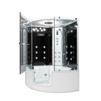 Steam shower whirlpool shower enclosure k60-sw-th