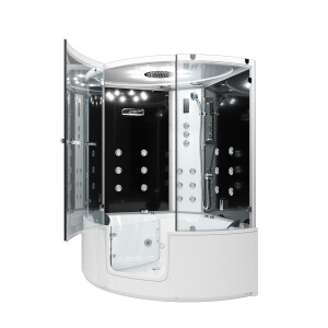 Dampfdusche Whirlpool Dusche Duschkabine K60-SW-TH-SC 140x140cm