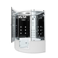Dampfdusche Whirlpool Dusche Duschkabine K60-SW-TH-SC 140x140cm