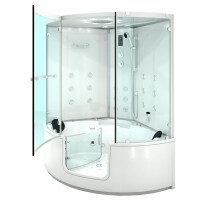 Steam shower whirlpool shower enclosure k60-ws-eh-ec-sc