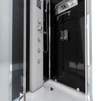 AcquaVapore D37-13L0-ALL Dusche Duschtempel Komplett Duschkabine 90x90