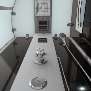 AcquaVapore D37-13L0-EC Dusche Duschtempel Komplett Duschkabine 90x90 MIT 2K Scheiben Versiegelung
