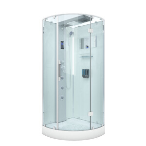 AcquaVapore d37-10r0-ec Shower Shower cubicle complete shower cubicle 90x90 with 2k pane sealing