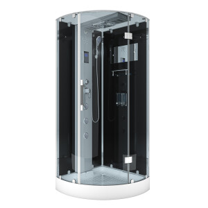 AcquaVapore D37-13R0 Dusche Duschtempel Komplett Duschkabine 90x90 OHNE 2K Scheiben Versiegelung