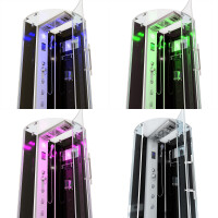 AcquaVapore D37-13R1 Dusche Duschtempel Komplett Duschkabine -Th. 90x90 OHNE 2K Scheiben Versiegelung