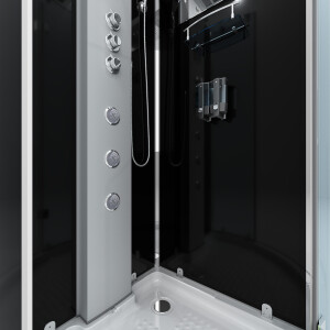 AcquaVapore D37-13R1-EC Dusche Duschtempel Komplett Duschkabine -Th. 90x90 MIT 2K Scheiben Versiegelung