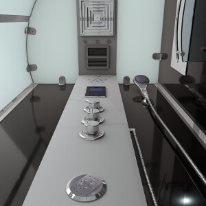 AcquaVapore D37-13R1-EC Dusche Duschtempel Komplett Duschkabine -Th. 90x90 MIT 2K Scheiben Versiegelung