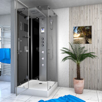 Steam shower shower enclosure d38-13l3 sw 90x90