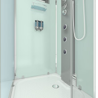 Steam shower shower temple sauna shower shower enclosure d38-20r3-ec 100x100 cm