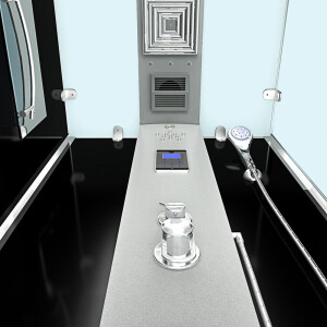 Duschkabine Dusche D38-23L0 100x100 cm ohne 2K Scheiben Versiegelung