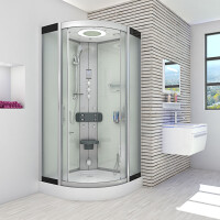 Shower enclosure shower d46-00m1-ec White 80x80