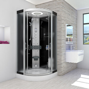 Steam shower shower temple sauna shower shower cabin d46-03m3 80x80 cm
