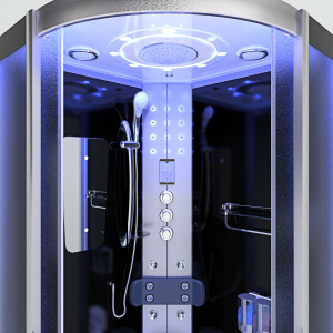 Steam shower shower temple sauna shower shower cabin d46-03m3 80x80 cm