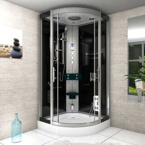 Shower enclosure shower d46-13t1-ec complete shower ready shower 90x90 cm