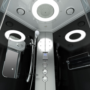 Steam shower shower temple sauna shower shower enclosure d46-63t3 100x100 cm