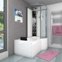 Tub shower temple bathtub shower shower enclosure k50-l00 170x98cm