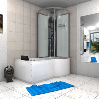 Whirlpool tub shower temple shower shower enclosure k50-l01-wp-ec 170x98cm