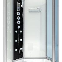 Combination whirlpool shower k50-l03-wp shower enclosure bath 170x100 cm
