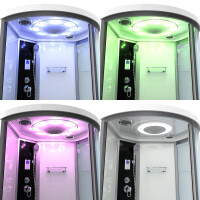 Kombination Badewanne Dusche K55-L01-EC 170x100 cm mit 2K Scheiben Versiegelung