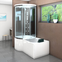 Combination bathtub shower k55-r31 shower temple 100x170 cm