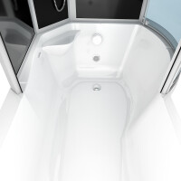 Kombination Badewanne Dusche K55-L33 170x100 cm ohne 2K Scheiben Versiegelung