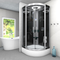 Steam shower Shower enclosure d58-53t3-ec sw 90x90
