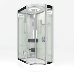 Shower enclosure complete shower ready shower shower d60-70t0r 80x120 cm