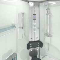 Dusche Duschkabine D60-70T1L 120x80 cm ohne 2K Scheiben Versiegelung