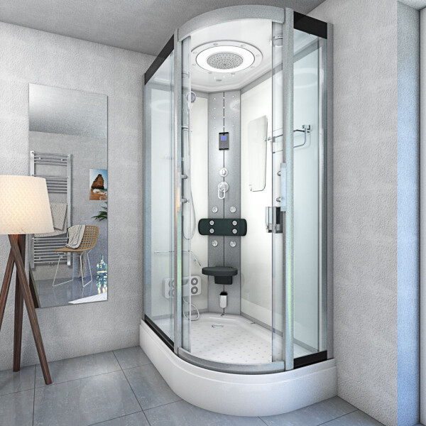 Steam shower sauna shower shower enclosure d60-70t2r 80x120cm