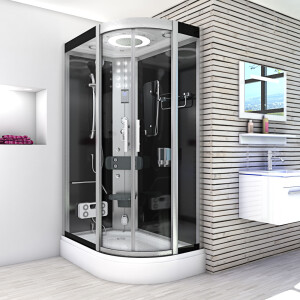 Dusche Duschkabine D60-73T0R 80x120 cm ohne 2K Scheiben Versiegelung