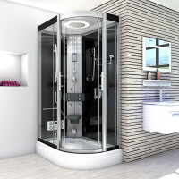 Dusche Duschkabine D60-73T0R 80x120 cm ohne 2K Scheiben Versiegelung