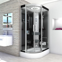 Shower Shower enclosure d60-73t1l-ec Black 120x80}
