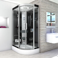 Dusche Duschkabine D60-73T1R 80x120 cm ohne 2K Scheiben Versiegelung