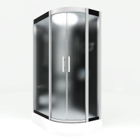 Dusche Duschkabine D60-73M0R 80x120 cm ohne 2K Scheiben Versiegelung