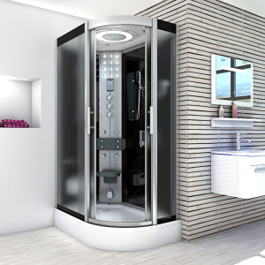 Shower enclosure complete shower ready shower shower d60-73m1r 80x120 cm