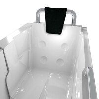 Sitting bath tub with door s07-b 140x76cm