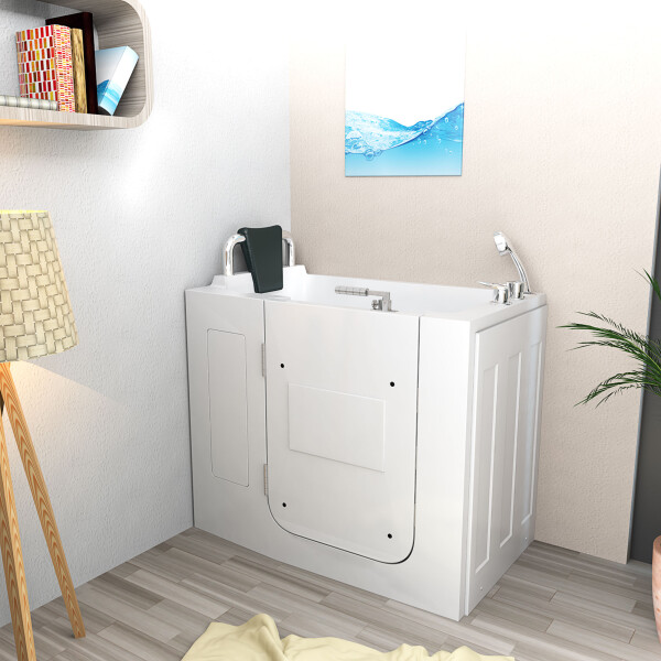 Sitting bath tub with door s08-a 68x110cm