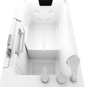 Sitting bath tub with door s08-a 68x110cm