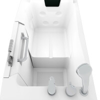 Sitting bath tub with door s08-a 68x110cm