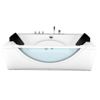 Whirlpool pool bathtub corner w81h-c 180x90cm