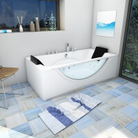 Whirlpool bath corner tub w81h-c-sc 180x90cm