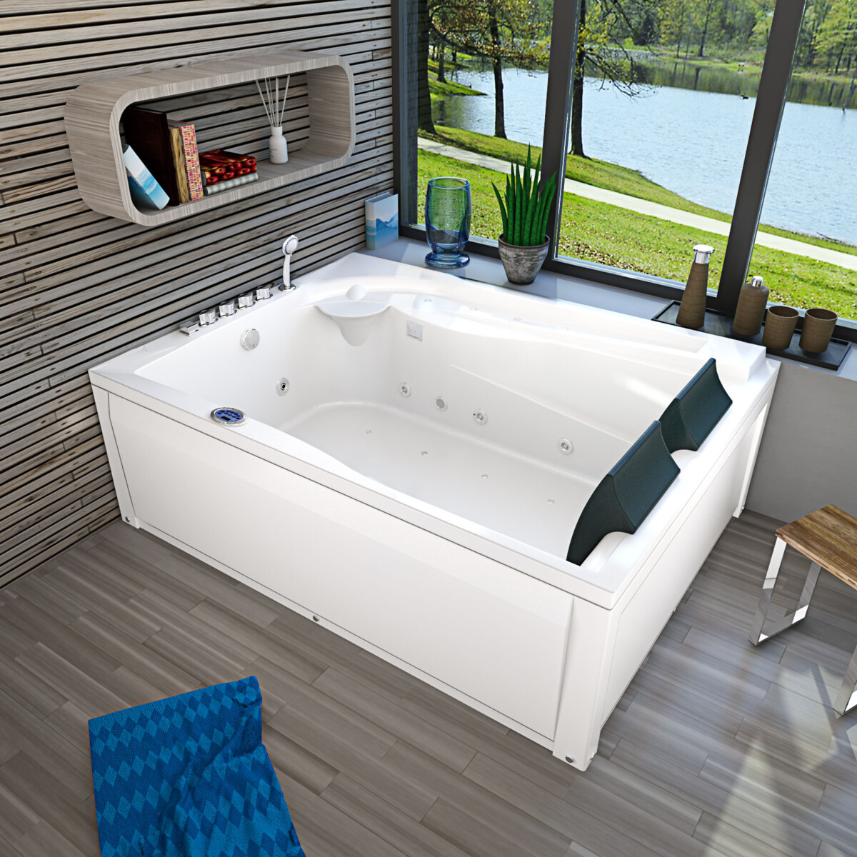 Whirlpool-Badewanne W12H-A-ALL 180&times box