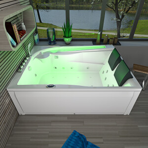 Whirlpool Pool Corner bath tub w12h-a 135x180cm